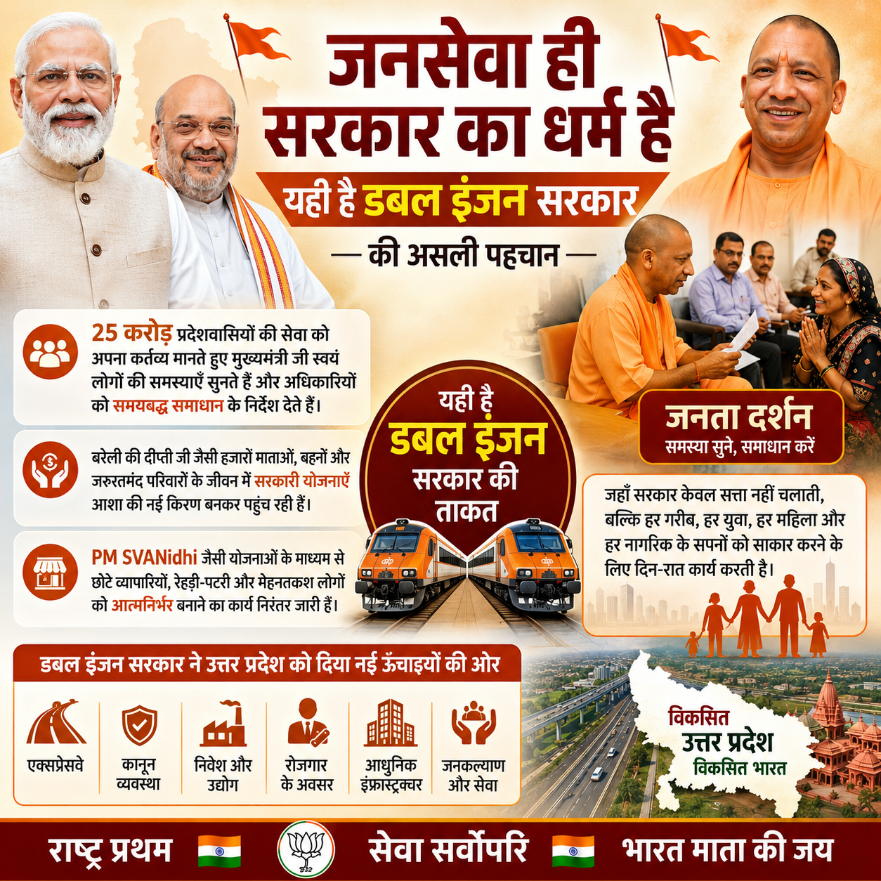 Public Service As The True Duty Of Governance: The Strength Of Uttar Pradesh’s Double Engine Government